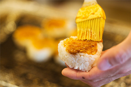 朝食バイキング 焼きおにぎり