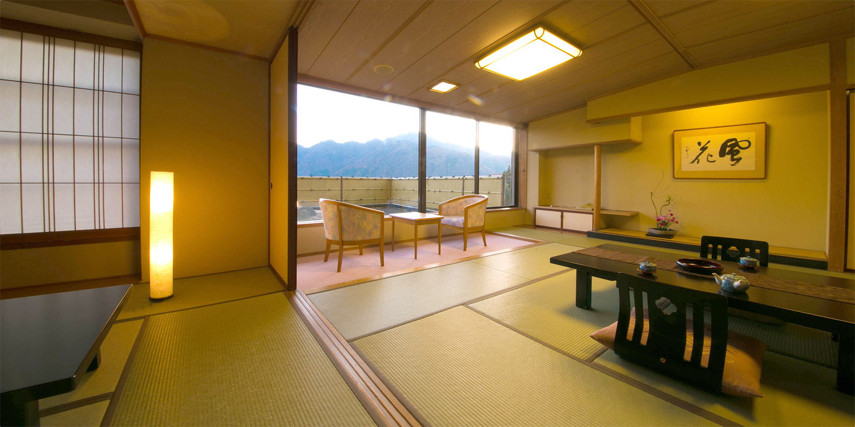 檜露天風呂付客室「風花」