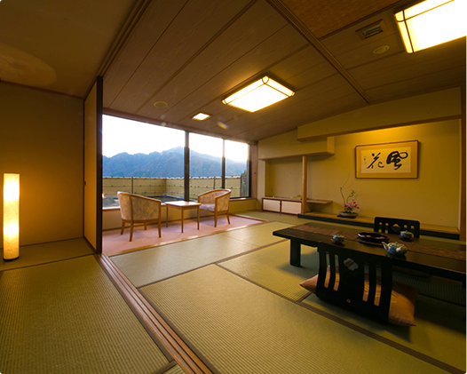 檜露天風呂付客室「風花」